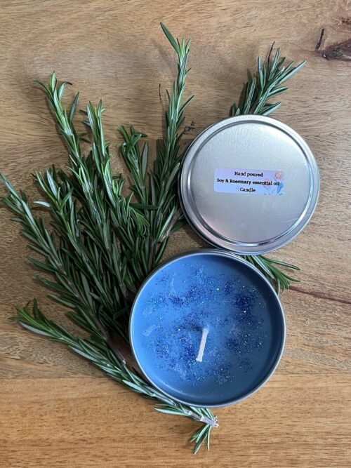 coconut and Rosemary essential oil Candle 1.
