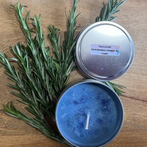 coconut and Rosemary essential oil Candle 2