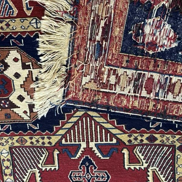 FAIR TRADE HAND MADE KILLIM RUG - Image 2