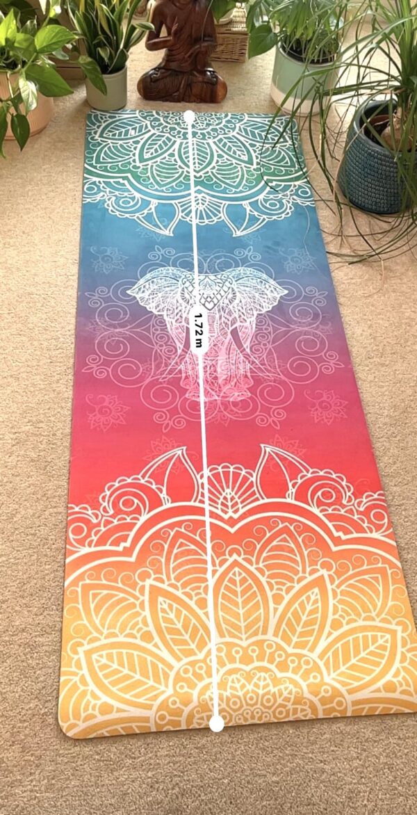 COLOURFUL MANDALA  YOGA MAT