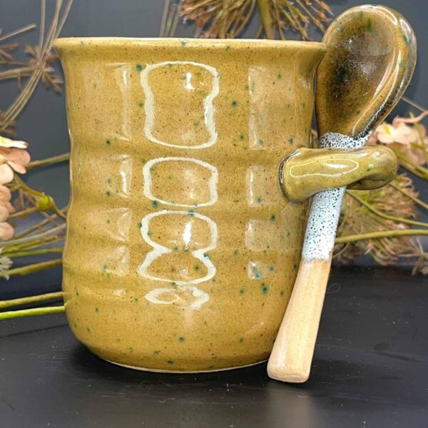 HANDMADE MUG & SPOON - Image 2