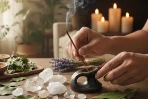 Hand rolled camphor incense sticks