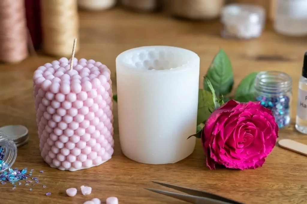 Silicon Bubble Ball Candle Mould used for resin mould bubble design and soap bars