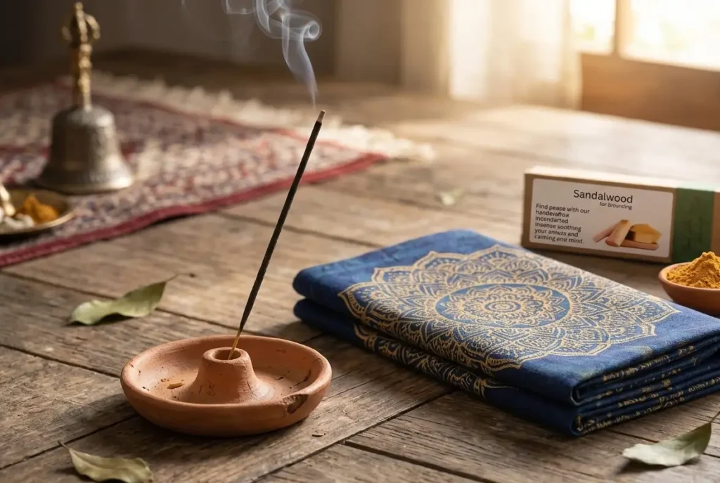 sandalwood incense sticks UK free delivery with yoga mat