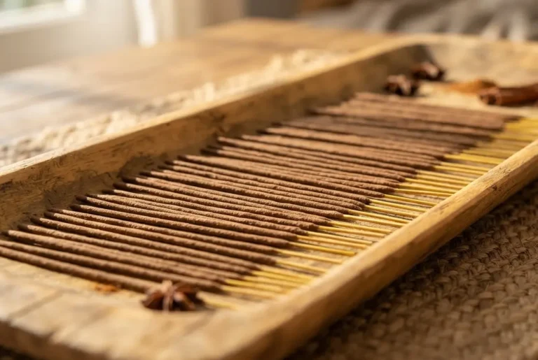 Buy incense sticks online UK - hand-rolled natural incense sticks drying