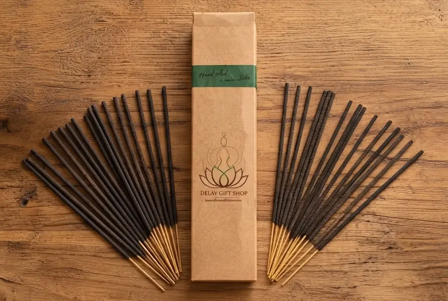 incense sticks UK shop - hand-rolled incense sticks packaged for delivery