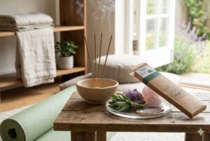 Hand rolled sage incense sticks
