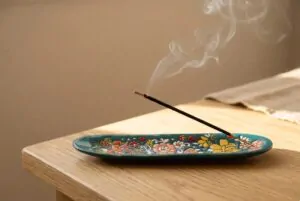 HANDMADE CLAY INCENSE STICK HOLDER