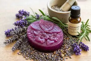 Vegan hand made Lavender Soap Bar