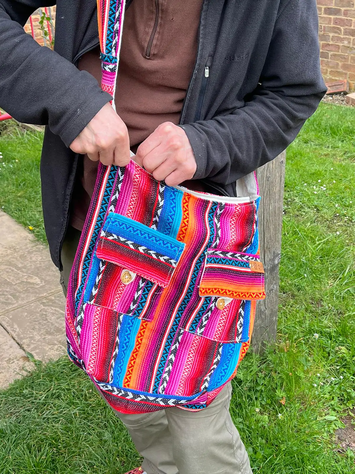 HEAVY DUTY HAND WOVEN COTTON BAG - Image 2
