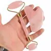 Rose Quarts Massage Roller Set