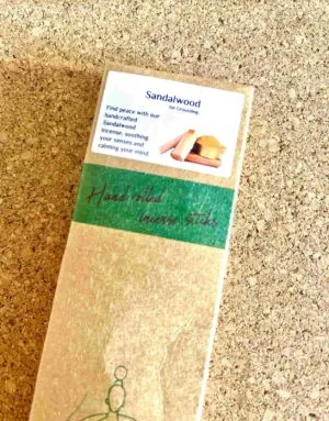 Hand rolled sandalwood incense sticks