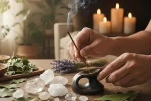 Hand rolled camphor incense sticks
