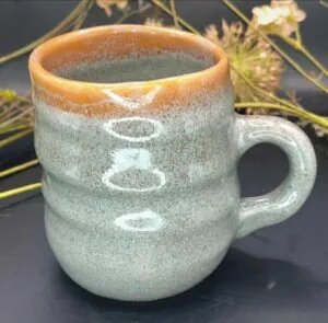 Handmade earth ware mug