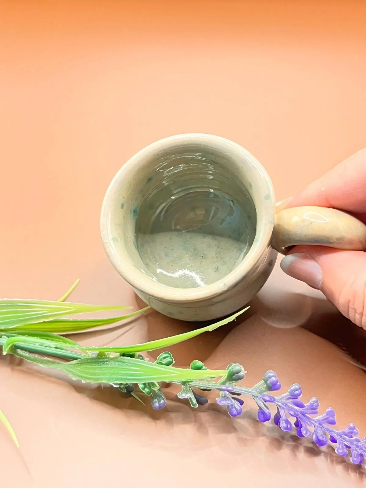 Handmade earth ware espresso cup - Image 2