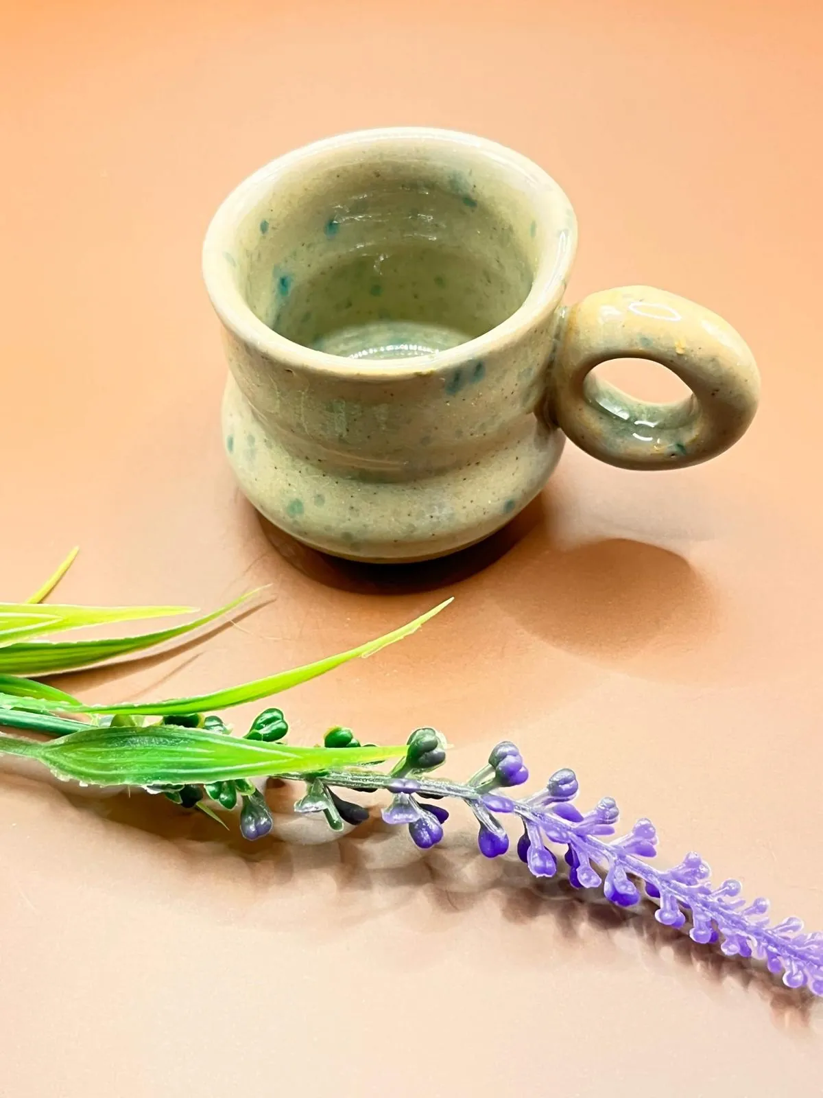 Handmade earth ware espresso cup - Image 4