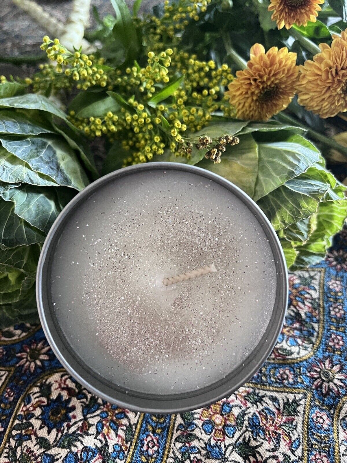 Hand Poured Vegan Jasmine & Coconut Candle - Image 3